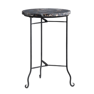 Pennington Petrified Wood Accent Table CVFNR4599 Crestview Collection