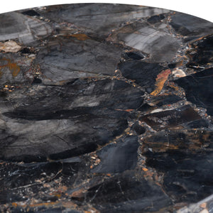 Pennington Petrified Wood Accent Table CVFNR4599 Crestview Collection