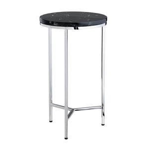 Obsidian Marble Accent Table CVFNR4635 Crestview Collection