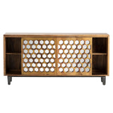 Bengal Manor Honeycomb Sideboard CVFNR475 Crestview Collection