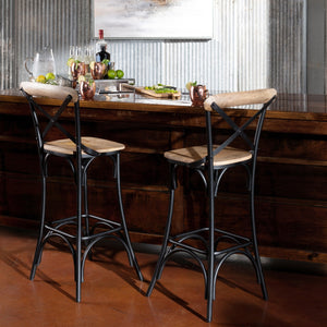 Cedar Creek Barstool - Set of 2 CVFNR859 Crestview Collection