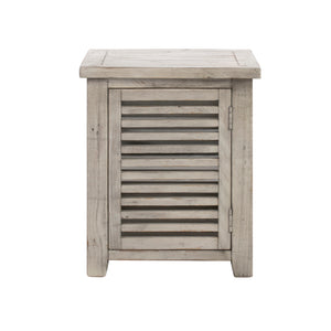 Pembroke Plantation Slated End Table CVFVR8128 Crestview Collection