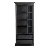 Oak Coventry Curio Cabinet CVFVR8418 Crestview Collection