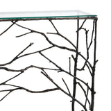 Twigs Cast Metal Console Table CVFZNR004 Crestview Collection