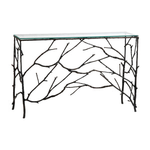 Twigs Cast Metal Console Table CVFZNR004 Crestview Collection