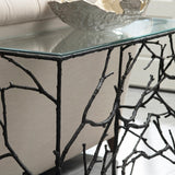 Twigs Cast Metal Console Table CVFZNR004 Crestview Collection