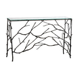 Twigs Cast Metal Console Table CVFZNR004 Crestview Collection