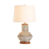 Monterey Tribal Motif Table Lamp CVIDZA065 Crestview Collection