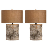 Birch Wood Table Lamp CVLY1913 Crestview Collection