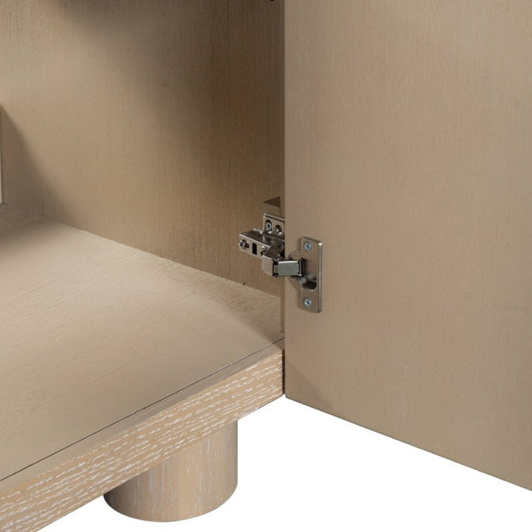 Safavieh Cindybella Single Bathroom Vanity with Marble Top and Ceramic Sink in Natural Wood Tone 48 inches CVN1001A-48