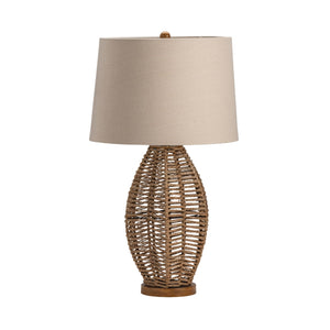 Paxton Woven Table Lamp CVNAM724 Crestview Collection