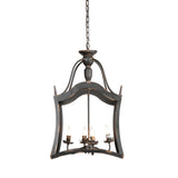 La Roux 4 Light Chandelier CVPDA007 Crestview Collection