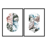 Marble Duo Wall Art