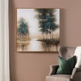 Turquoise Creek Wall Art CVTOP2979 Crestview Collection