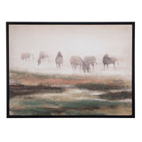 Grazing Stallions Wall Art