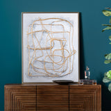 Gilded Lines Wall Art CVTOP3234 Crestview Collection