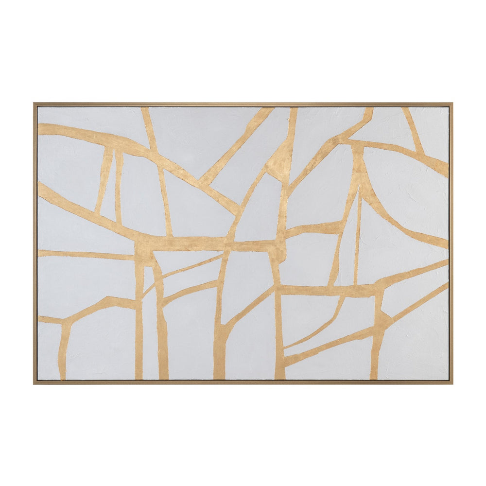 Gold Lines Wall Art CVTOP3238 Crestview Collection