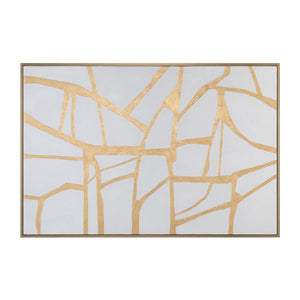 Gold Lines Wall Art CVTOP3238 Crestview Collection