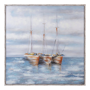 Triple Sailings Wall Art CVTOP3248 Crestview Collection