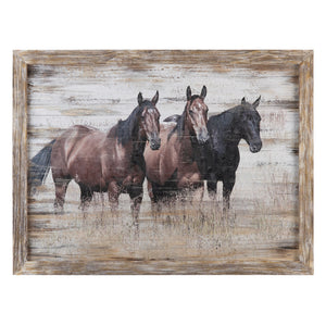 Hold Your Horses Wall Art CVTOP3254 Crestview Collection