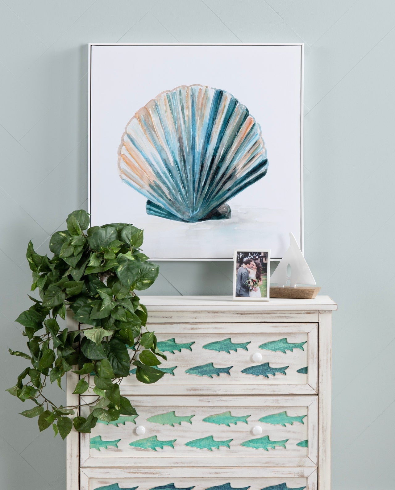 Crestview Collection Under The Sea Canvas Painting - Thumbnail 2