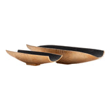 Zara Two-toned Nesting Boat Shaped Bowl CVTZRN001 Crestview Collection