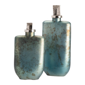 Finley Bottles with Textured Stoppers CVVZSN001 Crestview Collection