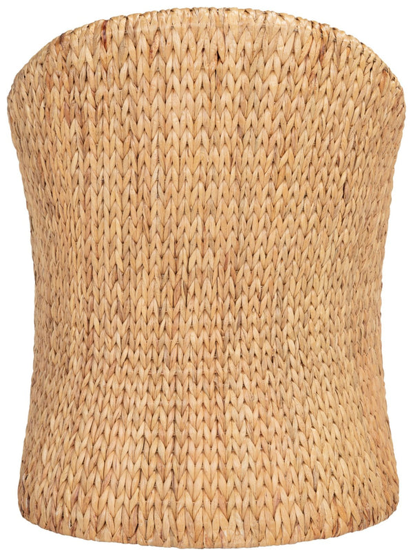 Safavieh SOLOMON Water Hyacinth Dining Chair – Handcrafted Natural Beige Upholstered Elegance for Your Home CWK2000A