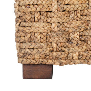 Safavieh GREGORY Natural Water Hyacinth Accent Chair – Plush Beige Upholstery for Cozy, Stylish Living Spaces CWK2001A