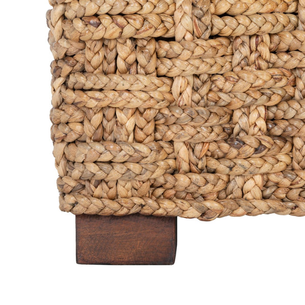 Safavieh GREGORY Natural Water Hyacinth Accent Chair – Plush Beige Upholstery for Cozy, Stylish Living Spaces CWK2001A