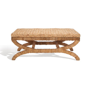 Safavieh CAYCEE Waterhyacinth Coffee Table - Hand-Woven Natural Design for Boho, Coastal & Modern Decor CWK2003A