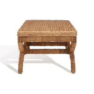 Safavieh CAYCEE Waterhyacinth Coffee Table - Hand-Woven Natural Design for Boho, Coastal & Modern Decor CWK2003A