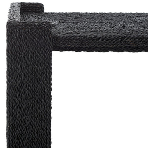Safavieh WYNIMA Sea Grass Accent Table - Stylish, Durable Design Perfect for Living Rooms and Bedrooms Black CWK2008A