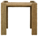 Safavieh Wynima Sea Grass Accent Table Natural Wood / Seagrass / Metal CWK2008B