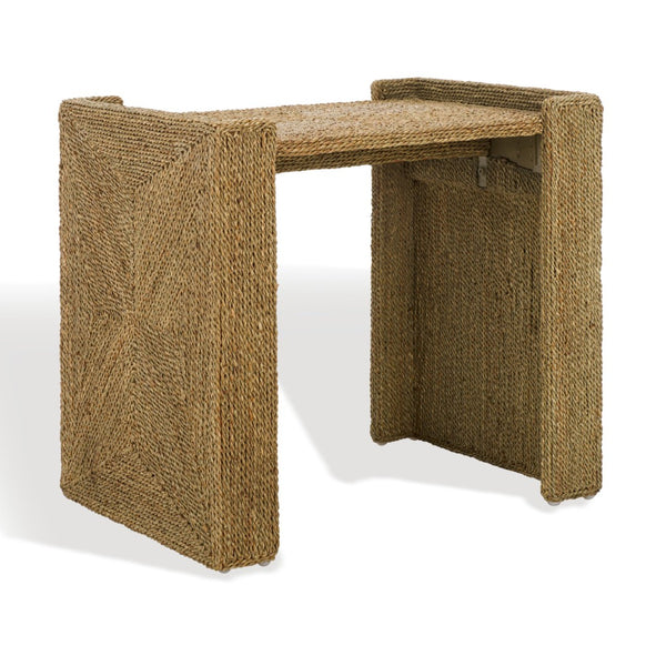 Safavieh WYNIMA Sea Grass Accent Table - Stylish, Durable Design Perfect for Living Rooms and Bedrooms Natural CWK2008B