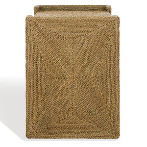 Safavieh WYNIMA Sea Grass Accent Table - Stylish, Durable Design Perfect for Living Rooms and Bedrooms Natural CWK2008B