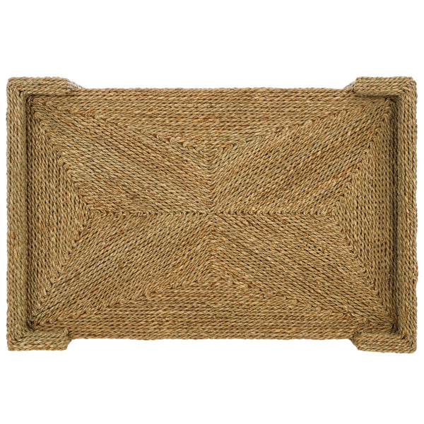 Safavieh WYNIMA Sea Grass Accent Table - Stylish, Durable Design Perfect for Living Rooms and Bedrooms Natural CWK2008B
