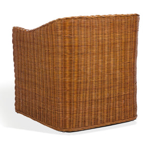 Safavieh SHARON Rattan Accent Chair - Cozy Beige Upholstered Armchair with Intricate Weave & Modern Comfort CWK2009A