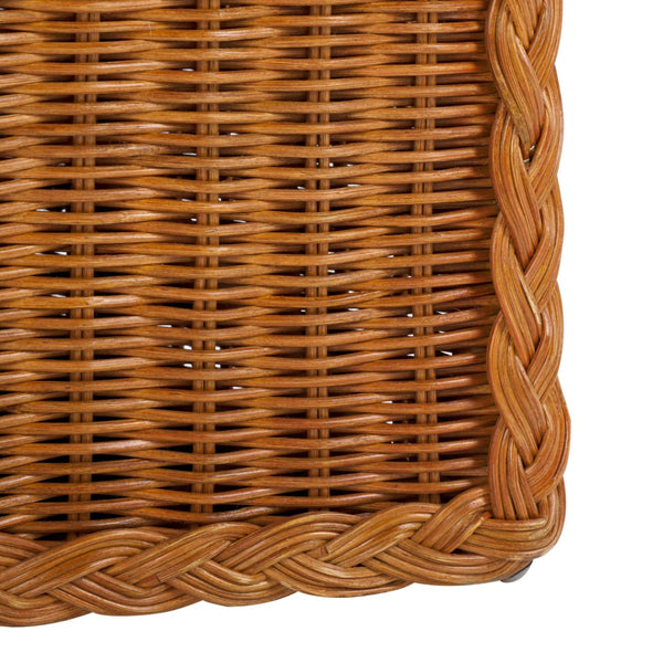 Safavieh SHARON Rattan Accent Chair - Cozy Beige Upholstered Armchair with Intricate Weave & Modern Comfort CWK2009A