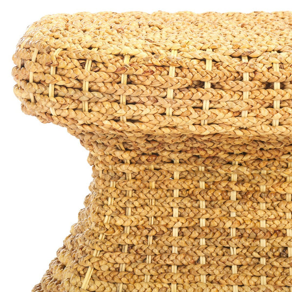 Safavieh Caprianna Woven Waterhyacinth Accent Table Natural CWK2010A