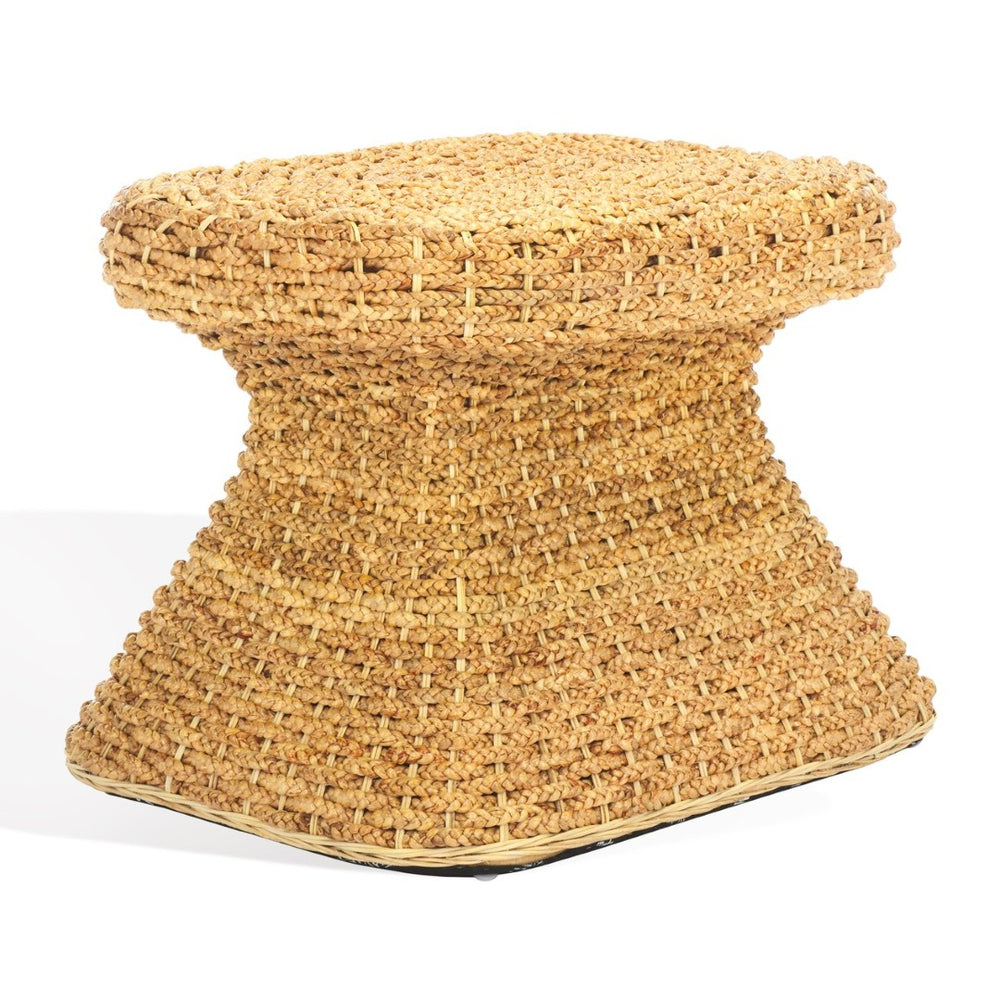 Safavieh CAPRIANNA Woven Water Hyacinth Accent Table - Artisan Crafted, Versatile Home Decor for Any Space CWK2010A