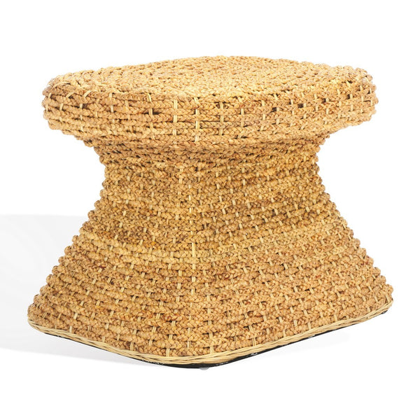 Safavieh Caprianna Woven Waterhyacinth Accent Table Natural CWK2010A