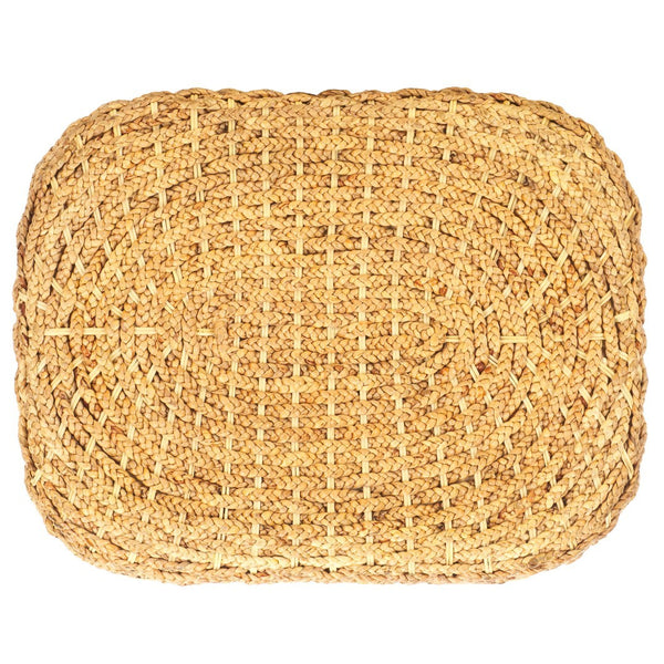 Safavieh Caprianna Woven Waterhyacinth Accent Table Natural CWK2010A