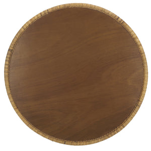 Safavieh Braylen Rattan And Glass Round Coffee Table – Rustic Elegance For Modern Living Spaces, Natural Charm Natural Rattan ,Rattan Pole ,Plywood Cwk2021a