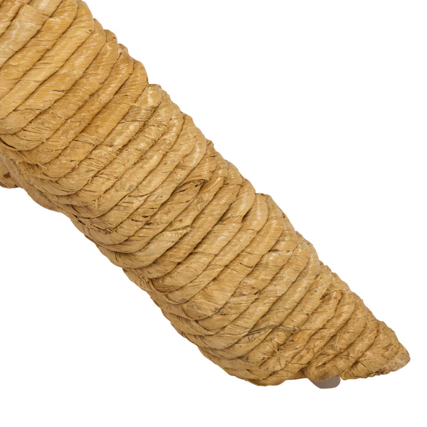 Safavieh Caprianna Woven Waterhyacinth Stool - Natural Elegance, Eco-friendly Design For Stylish Living Spaces Natural Water Hyacinth ,Abaca ,Mahogany Wood Cwk2022a