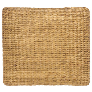 Safavieh Caprianna Woven Waterhyacinth Stool - Natural Elegance, Eco-friendly Design For Stylish Living Spaces Natural Water Hyacinth ,Abaca ,Mahogany Wood Cwk2022a