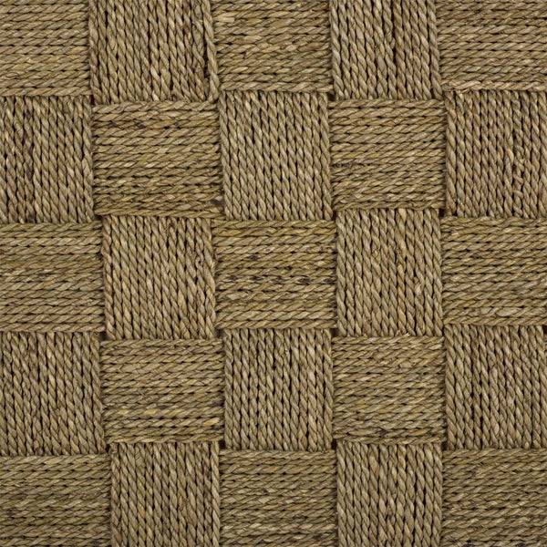 Safavieh Norabelle Square Woven Seagrass Coffee Table In Natural - Elegant Design For Modern & Classic Spaces Natural Seagrass ,Mahogany Wood Cwk2025a