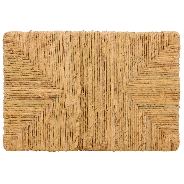 Safavieh Fowler Abaca Fiber Two Shelf Accent Table Natural Woven Boho Coastal Decor CWK2039A
