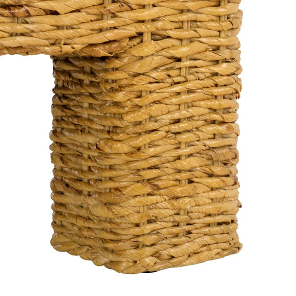 Safavieh Donovan Abaca Fiber Square Coffee Table Artisan Woven Natural Low Profile Living Room CWK2040A