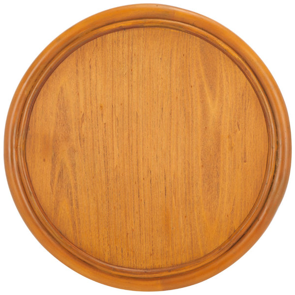 Safavieh BAYARD Rattan Round Accent Table - Stylish Natural Texture for Modern Living Spaces & Small Areas CWK3007A